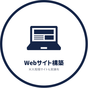 Webサイト構築 ※大規模サイトも実績有